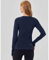 Rebody Active Women's Morning Glory Coziplex Long Sleeve Top for Women