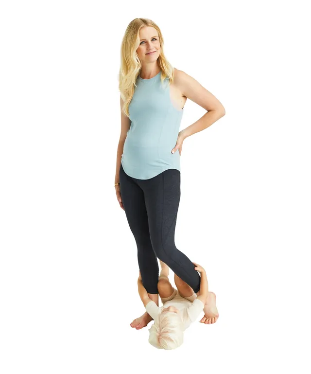 HUE Ultra Soft Denim Maternity Skimmer Leggings