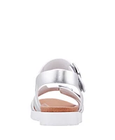 Nina Little Girls Lacey Season Fastening Strap Sandals