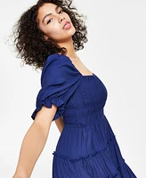 Trixxi Juniors' Tiered Fit & Flare Dress
