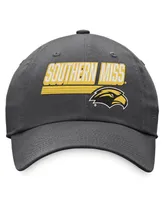 Men's Top of the World Charcoal Southern Miss Golden Eagles Slice Adjustable Hat