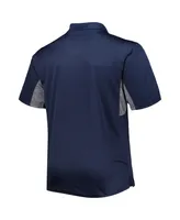 Men's College Navy Seattle Seahawks Big and Tall Team Color Polo Shirt
