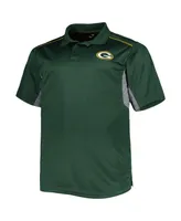 Men's Green Bay Packers Big and Tall Team Color Polo Shirt