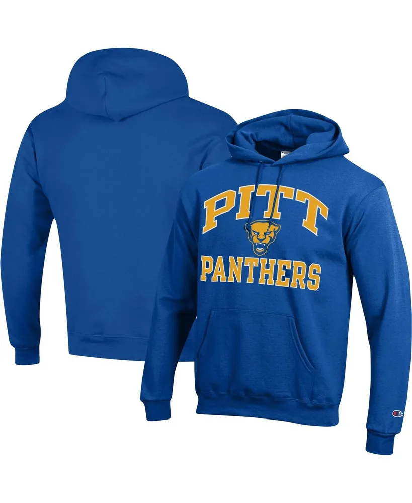 Men's Champion Royal Pitt Panthers High Motor Pullover Hoodie