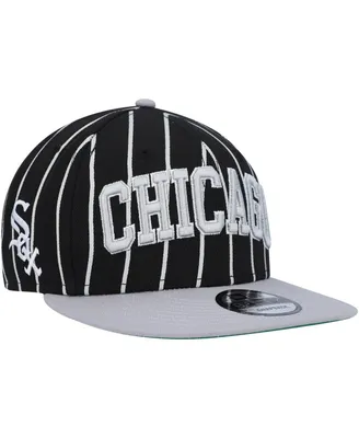 Men's New Era Black, Gray Chicago White Sox City Arch 9FIFTY Snapback Hat