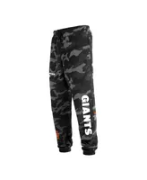 Men's New Era Black San Francisco Giants Camo Jogger Pants