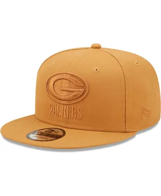 Men's New Era Brown Green Bay Packers Color Pack 9FIFTY Snapback Hat