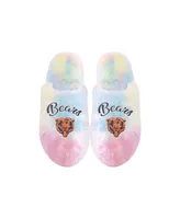 Youth Boys and Girls Foco Chicago Bears Rainbow Script Slippers