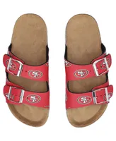 Women's Foco San Francisco 49ers Mini Print Double-Buckle Sandals