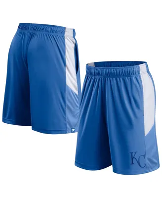 Men's Fanatics Royal Kansas City Royals Champion Rush Color Block Shorts