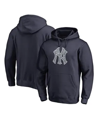 Men's Fanatics Navy New York Yankees Static Logo Pullover Hoodie