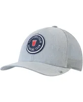 Men's Travis Mathew Heather Gray Feel Good Snapback Hat