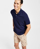 Club Room Men's Classic Fit Performance Stretch Polo, Created for Macy's