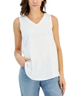 Style & Co Women's V-Neck Tank Top, Created for Macy's