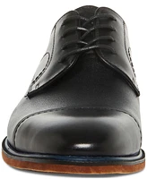 Steve Madden Men's Zane Tonal & Textured Leather Mid Oxford Dress Shoe