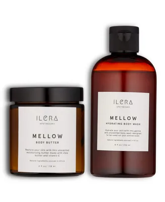 Ilera Apothecary Mellow Body Butter and Body Wash Bundle