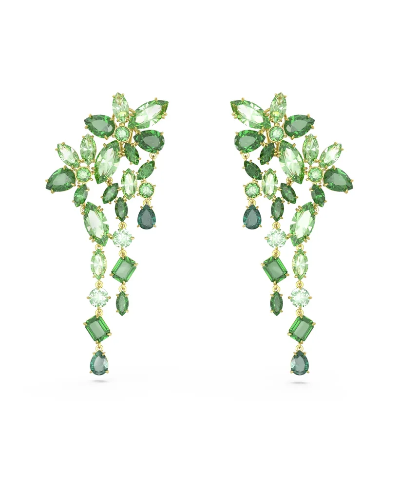 Swarovski Crystal Mixed Cuts Gema Drop Earrings