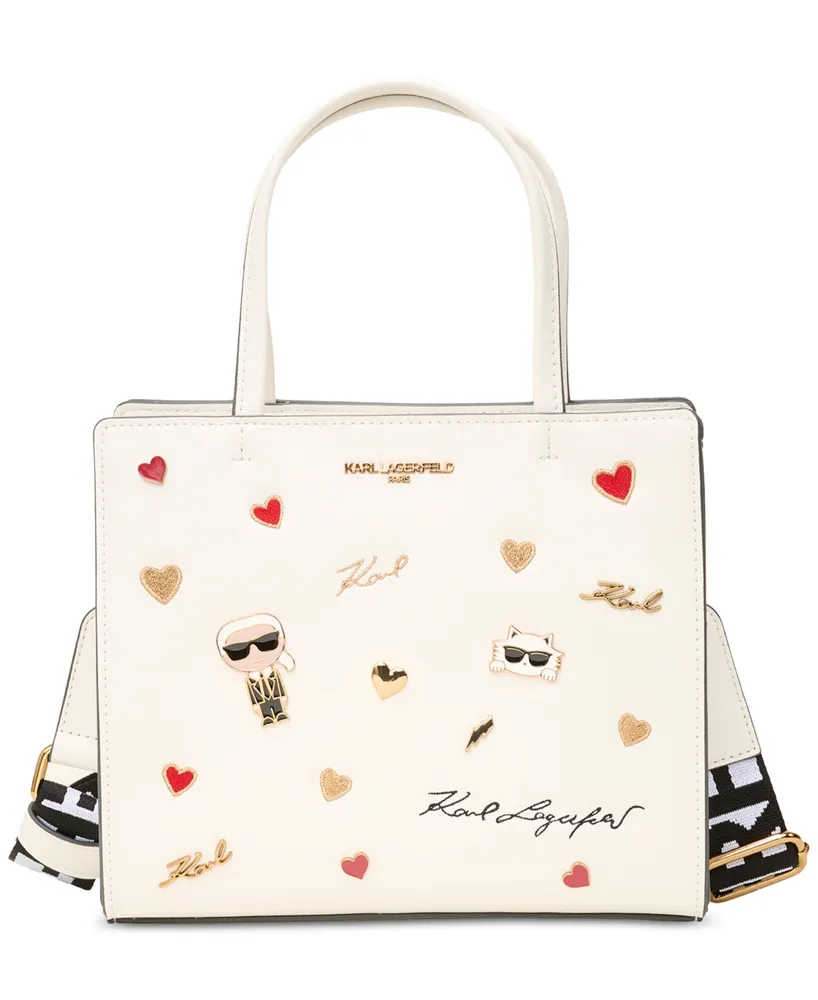 Karl Lagerfeld Paris Maybelle Satchel with Cate Pins