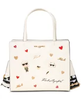 Karl Lagerfeld Paris Maybelle Satchel with Cate Pins