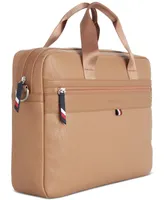 Tommy Hilfiger Men's Pebble Zip-Front Briefcase