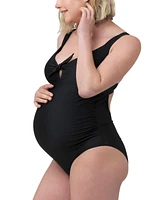 Ripe Maternity Tie Front One Piece