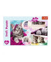 Trefl Red 160 Piece Kids Puzzle- Lovely Kittens