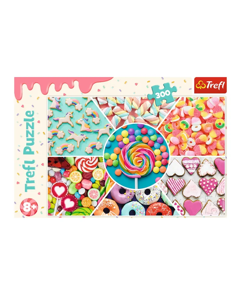 Trefl Red 300 Piece Kids Puzzle- Sweets