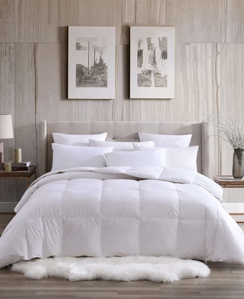 Serta HeiQ Cooling White Feather & Down All Season Comforter