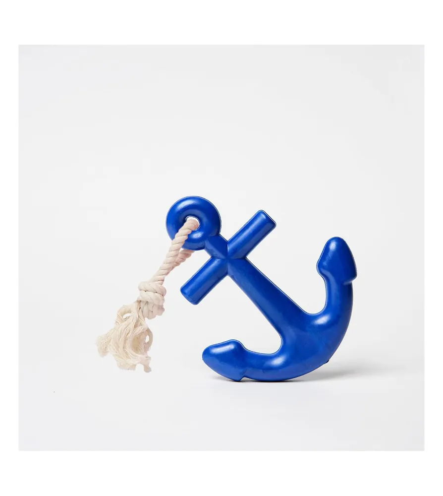 Dog Anchors Aweigh Toy Navy