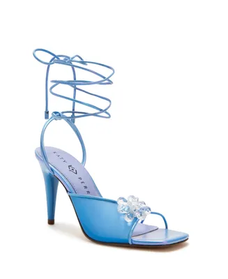 Katy Perry Women's The Vivvian Flower Lace-up Sandals
