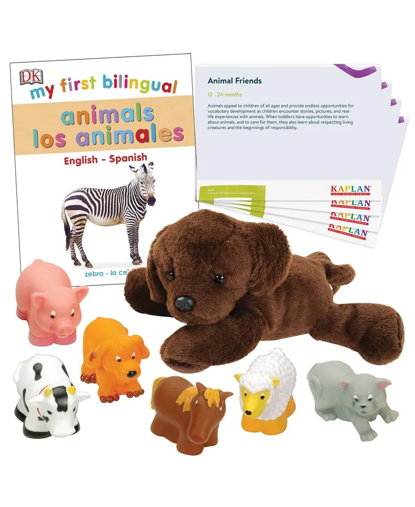 Kaplan Early Learning Animal Friends Learning Kit - Bilingual