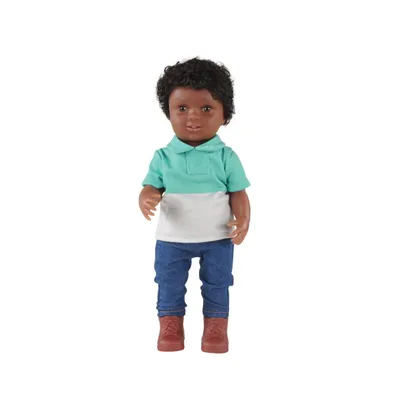 Kaplan Early Learning 13" Doll - Dark Hair Boy - Assorted pre