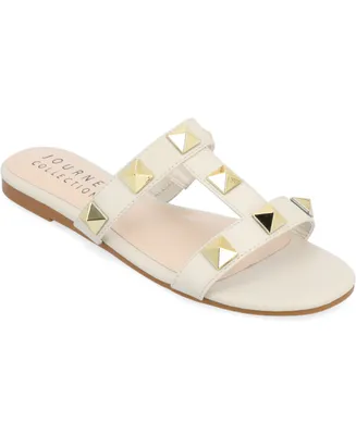 Journee Collection Women's Kendall Studded Sandals