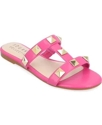 Journee Collection Women's Kendall Studded Sandals