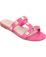 Journee Collection Women's Kendall Studded Sandals