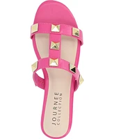 Journee Collection Women's Kendall Studded Sandals