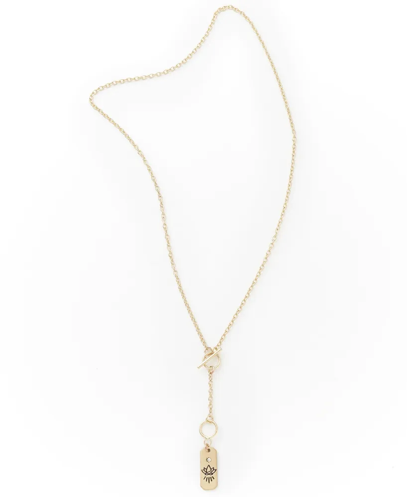 Matr Boomie Gold-Tone Lotus Necklace