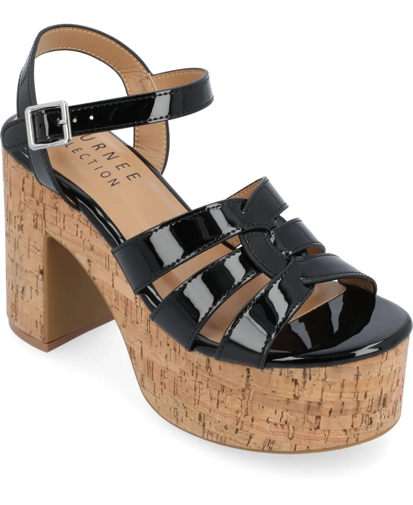 Journee Collection Women's Jania Platform Sandals