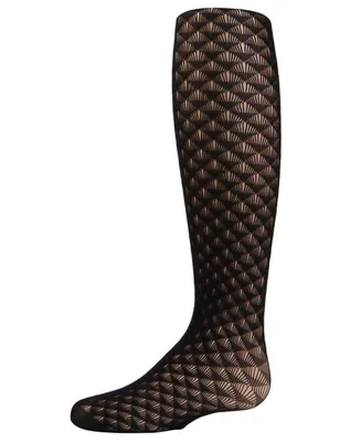 MeMoi Girls Art Deco Net Tights