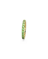 Swarovski Crystal Round Cut Matrix Ring