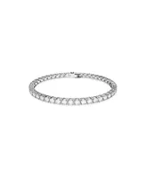 Swarovski Crystal Round Cut Matrix Tennis Bracelet