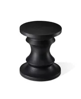 Glitzhome 18.25'' Magnesium Oxide Chess Garden Stool or Planter Stand or Accent Table