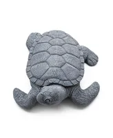 Glitzhome 22.75'' L Magnesium Oxide Turtle Garden Statue