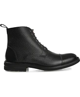 Taft Men's Rome Full-grain Leather Cap Toe Dress Boots