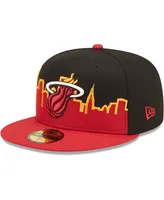 Men's New Era Red, Black Miami Heat 2022 Tip-Off 59FIFTY Fitted Hat