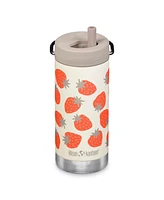 Stainless Steel Insulated TKWide Bottle w Straw Twist Cap 12oz