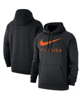 Men's Nike Black Florida Gators Big Swoosh Club Pullover Hoodie