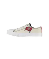 Women's Foco Cream Tampa Bay Buccaneers Low Top Canvas Shoes