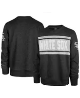 Men's '47 Brand Black Chicago White Sox Bypass Tribeca Pullover Sweatshirt