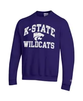 Men's Champion Purple Kansas State Wildcats High Motor Pullover Sweatshirt